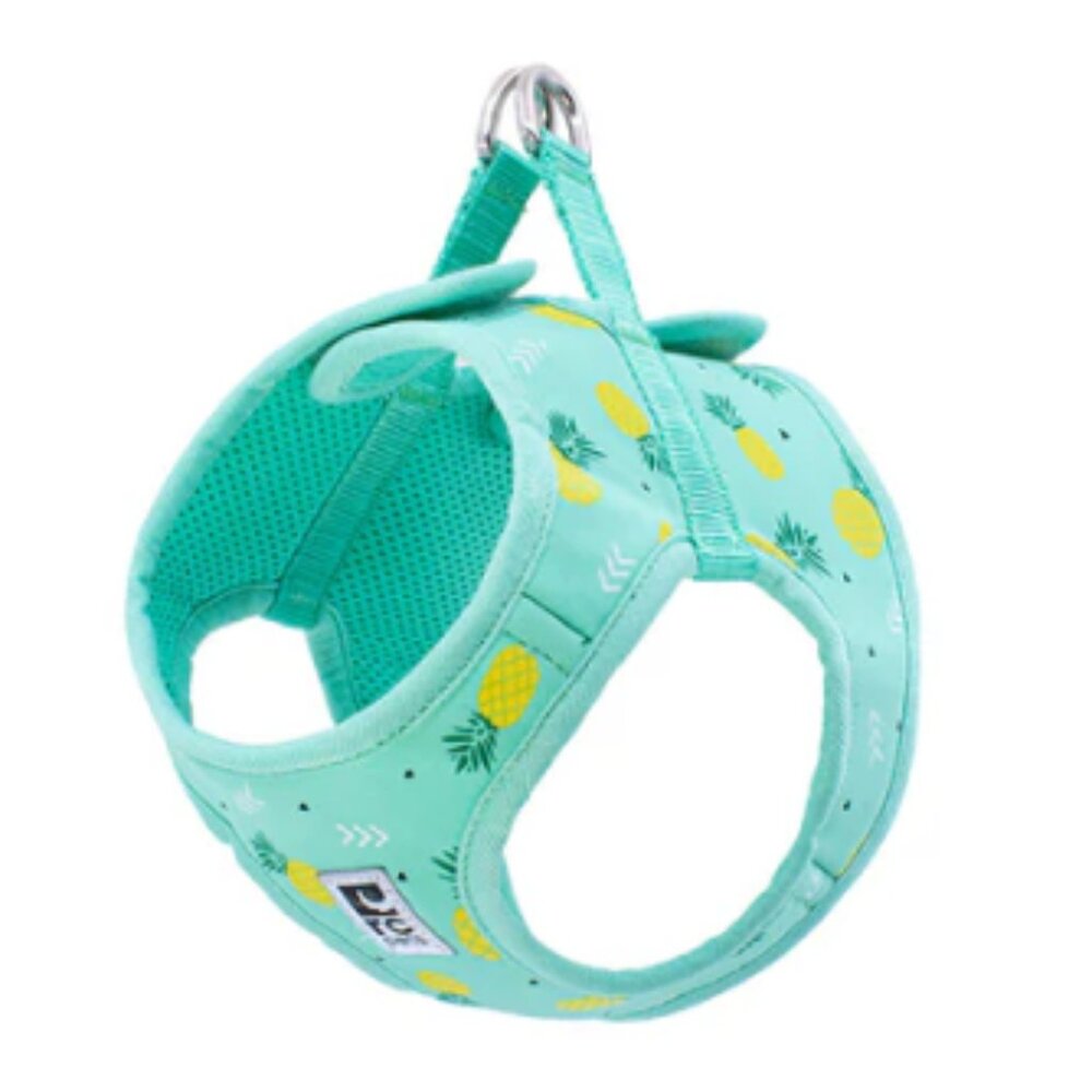 NWT RC PETS STEP IN CIRQUE DOG HARNESS SZ SMALL GREEN PINAPPLES